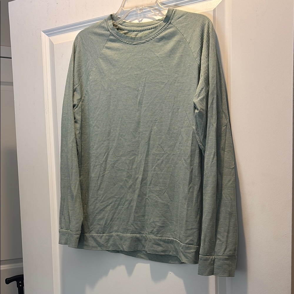 Bonobos Green Long Sleeve Tee Relaxed Fit